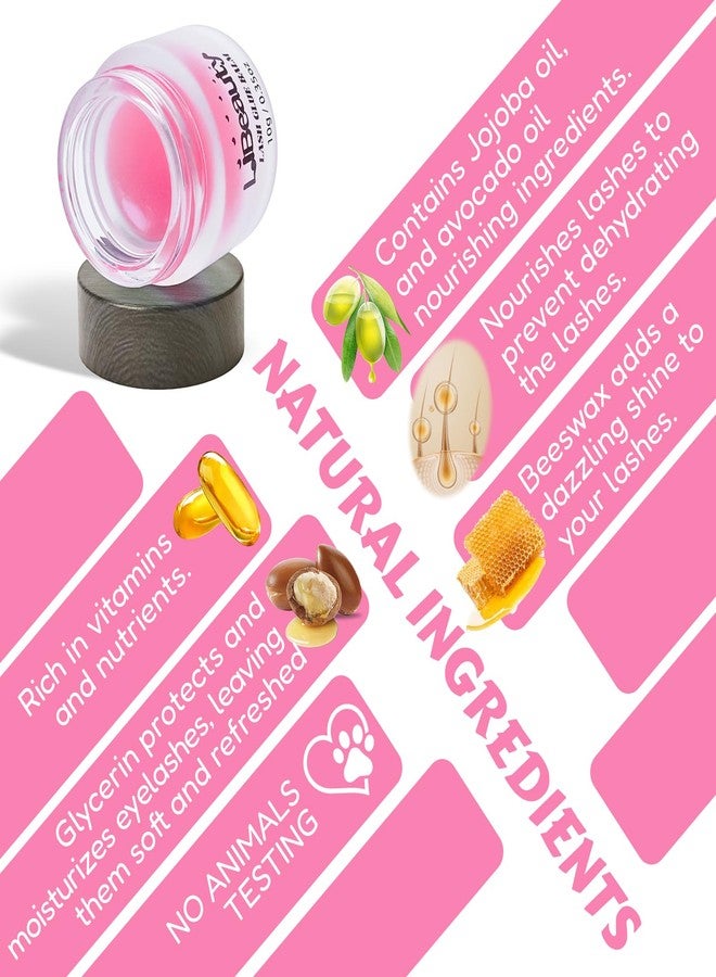 لي بيوتي ليبيوتي بلسم لاصق لرفع الرموش، لاصق قوي لرفع الرموش، تركيبة لطيفة حديثة، بلسم لاصق لتجعيد الرموش والحواجب، جل لتصفيف الحواجب 10 غ/0.35 أونصة (فراولة حمراء، 10 غ/0.35 أونصة) - Image 2